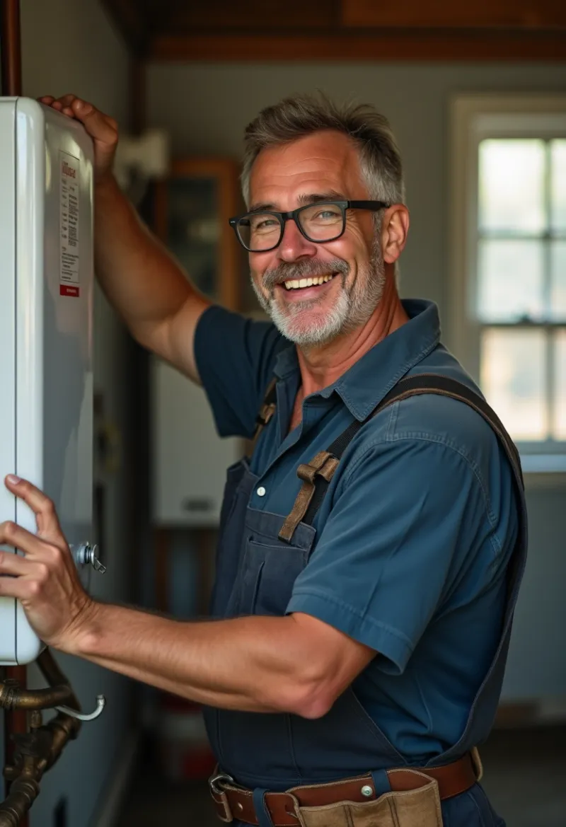 Plumbing expert at work in Iowa — Plumber Iowa